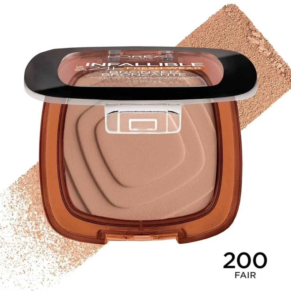 L'Oreal Paris Infallible 24H Fresh Wear Soft Matte Longwear Bronzer Fair, 0.31oz